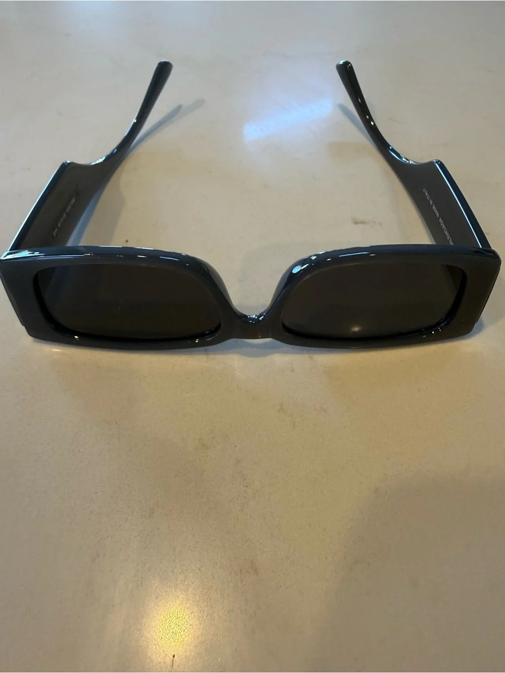 Balenciaga Black Oversized Logo Sunglasses